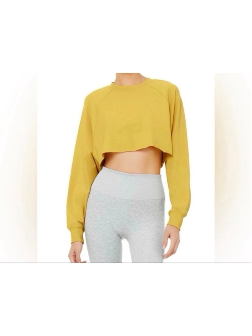 ALO Double Take Cropped Sweatshirt Size XL